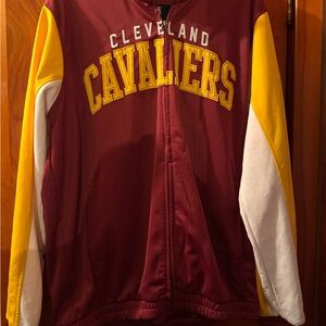 Cleveland Cavaliers Performance Jacket - Maroon and Yellow